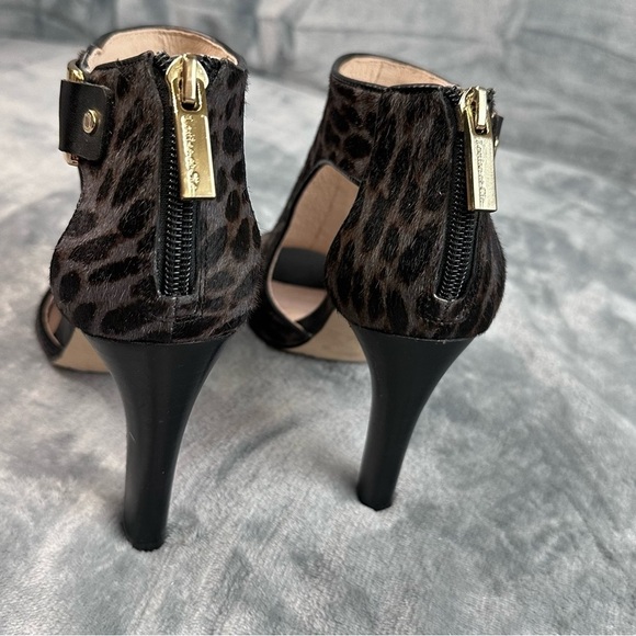 Louise Et Cie Lo-Zamia size 7 women’s heel animal print great preowned - Picture 3 of 10